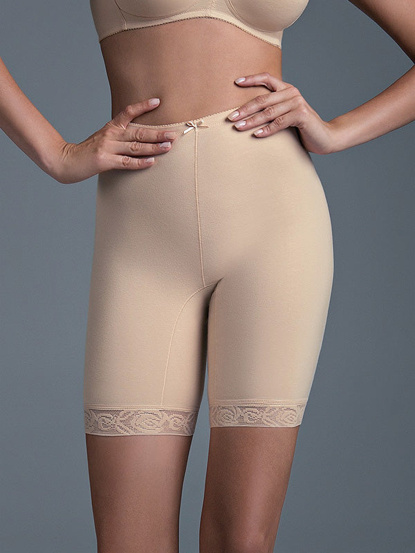 Lisca Cotton High Waisted Boyshort Panty Manja Nude