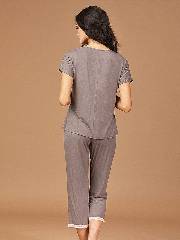 Lega Viscose Pyjamas Dita Cocoa