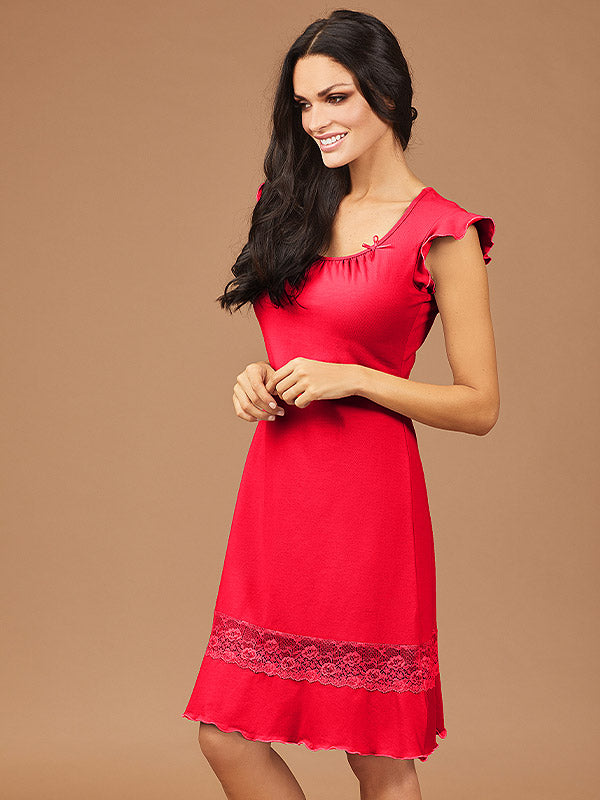 Lega Cotton Chemise Verda Red