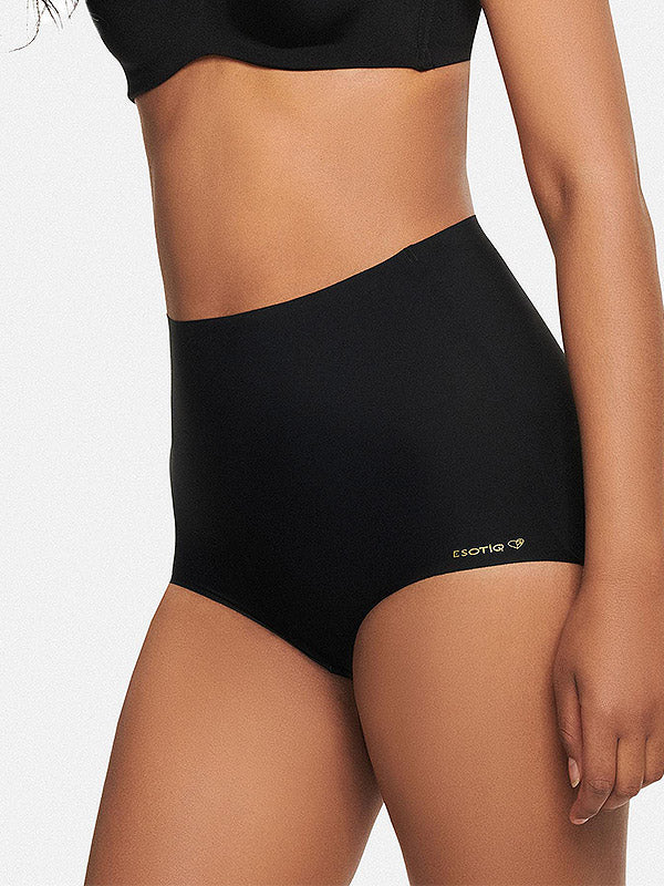 Esotiq High-waisted Panty Plain Black