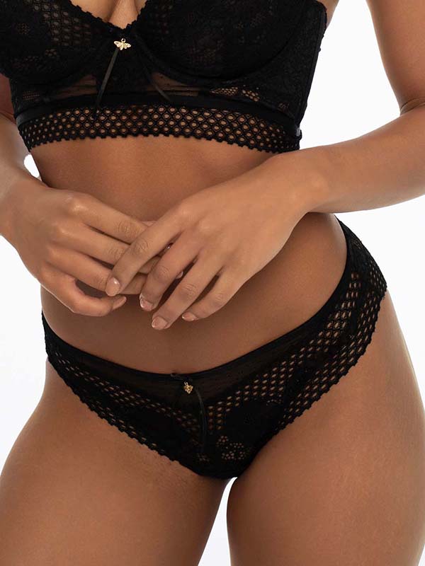 Esotiq Lace Brief Nerina Black