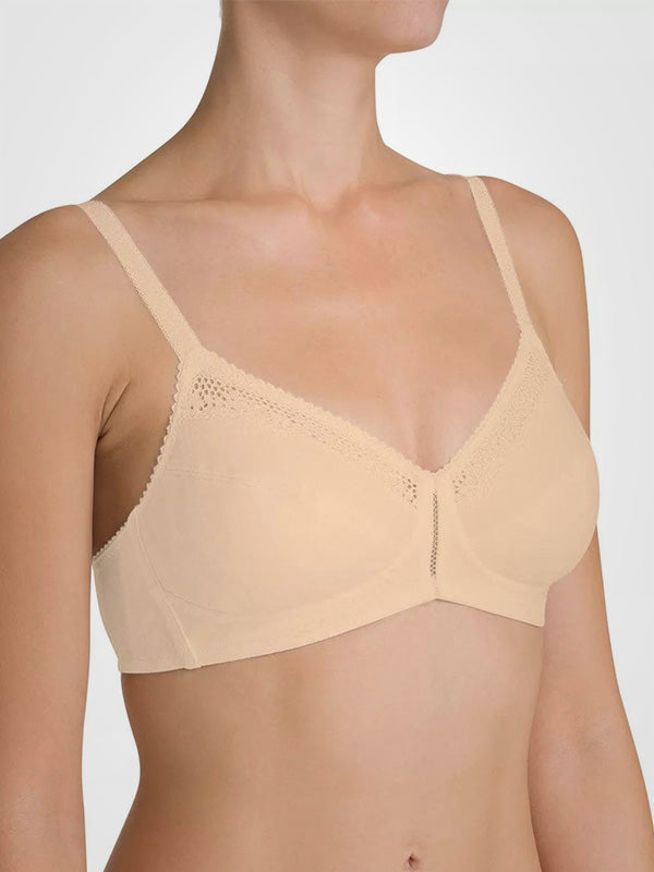 Triumph хлопковый бюстгальтер без косточек "Cotton Beauty N Nude"