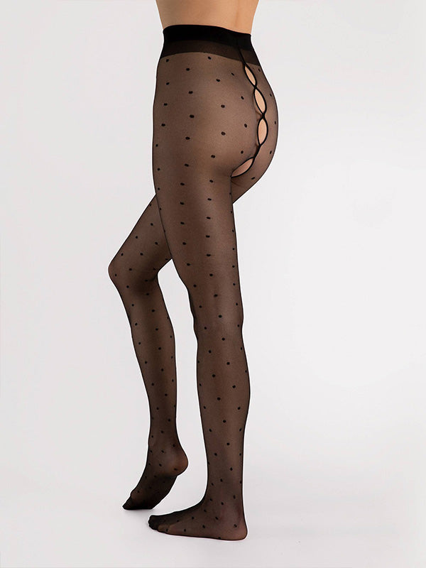 Fiore колготки с разрезом между ног "Bold Dream 20 Den Black"