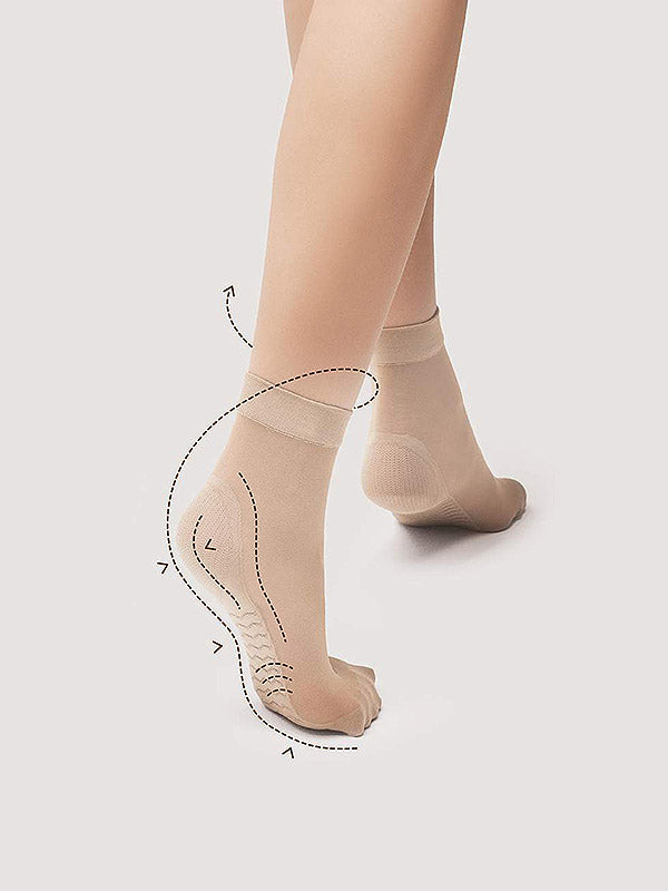 Fiore массажные носочки "Massage Socks 20 Den Natural"