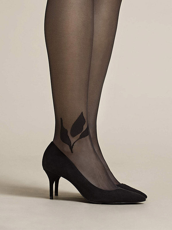 Fiore колготки с орнаментом "Savello 20 Den Black"