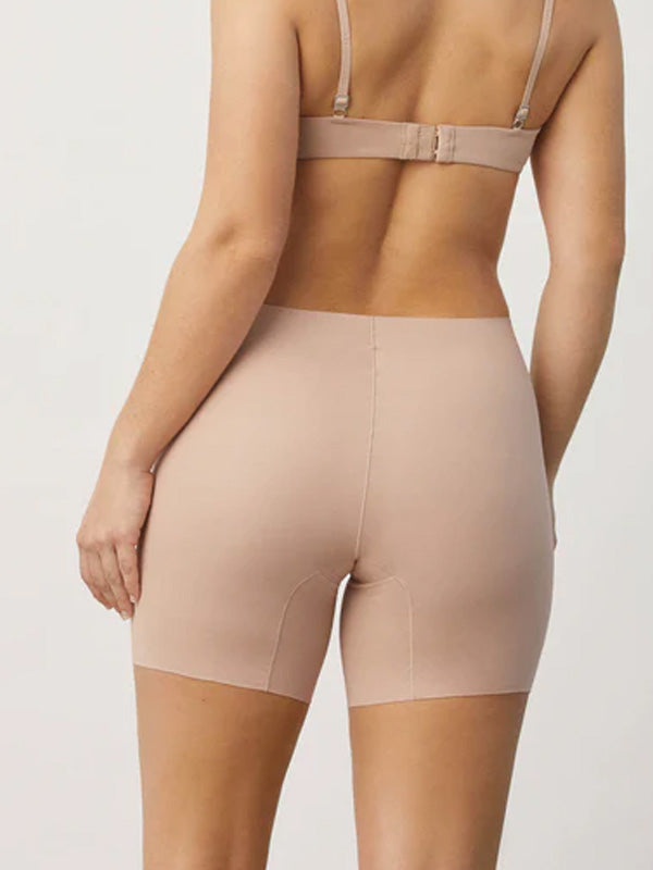 Ysabel Mora Laser Cut Cotton Culotte Adalia Nude