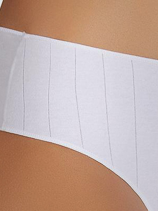 Ysabel Mora Cotton Panty Lurda Midi White