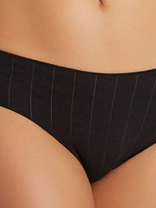 Ysabel Mora Cotton Panty Lurda Midi Black