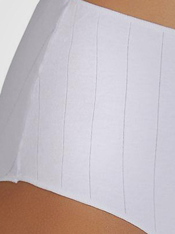 Ysabel Mora Cotton Panty Lurda Maxi White