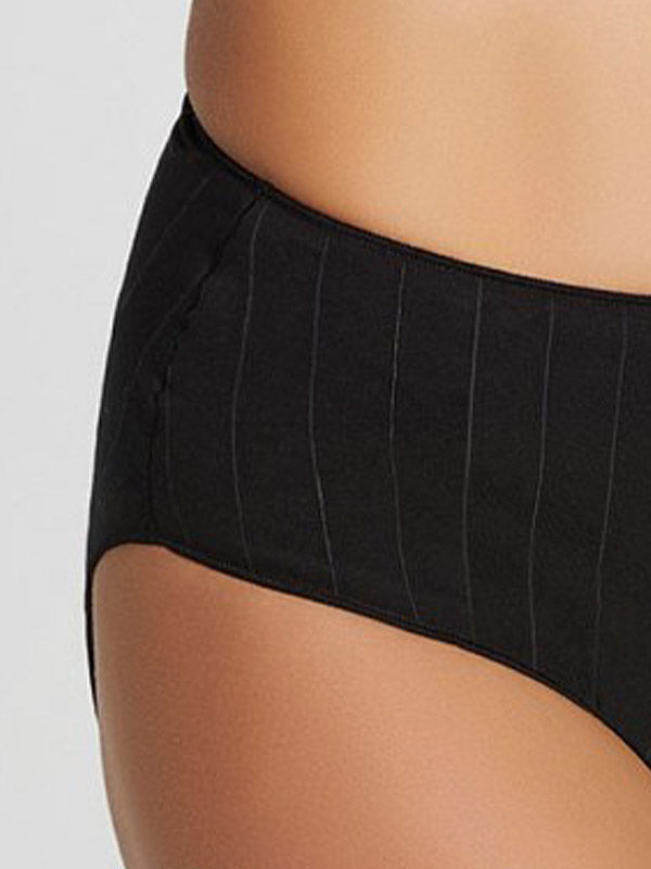 Ysabel Mora Cotton Panty Lurda Maxi Black