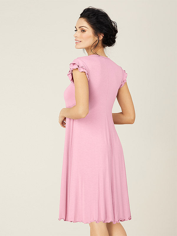 Lega Viscose Chemise Terra Dusty Pink