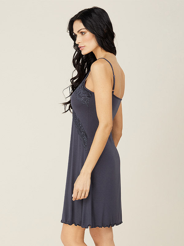 Lega Viscose Chemise Dinara Blueish Grey