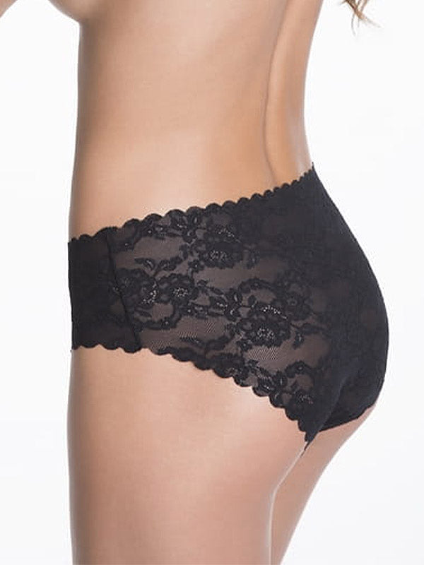 Julimex кружевные безшевные трусики "Bellie Black"