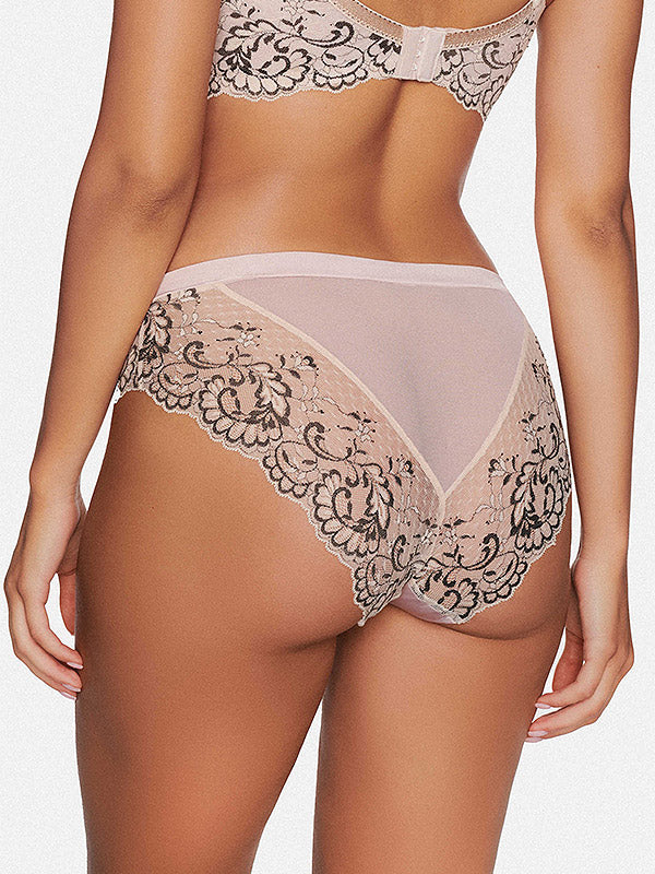 Esotiq Lace Brief Racquel Nude - Brown