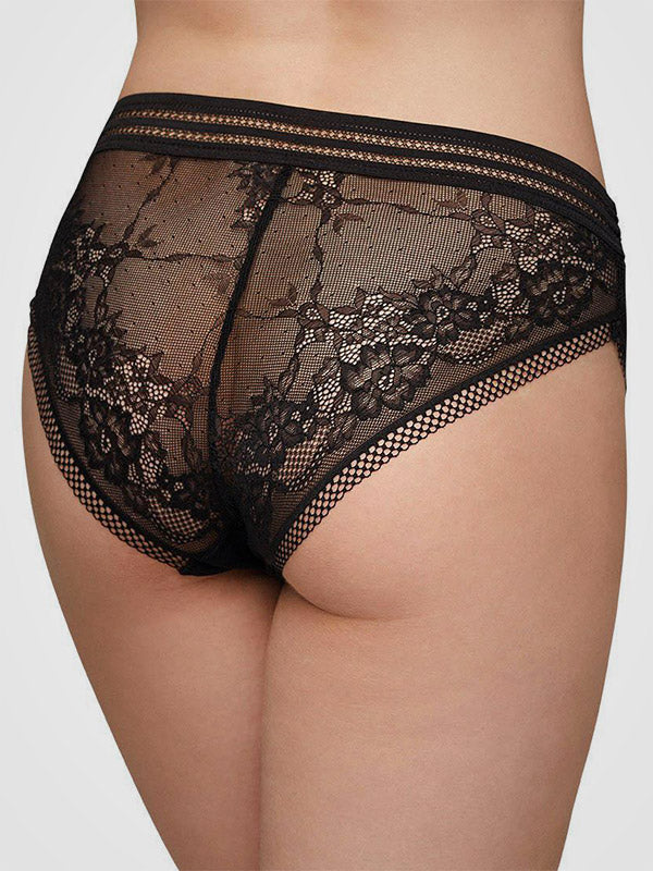 Ysabel Mora Briefs with Lace Haley Midi Black