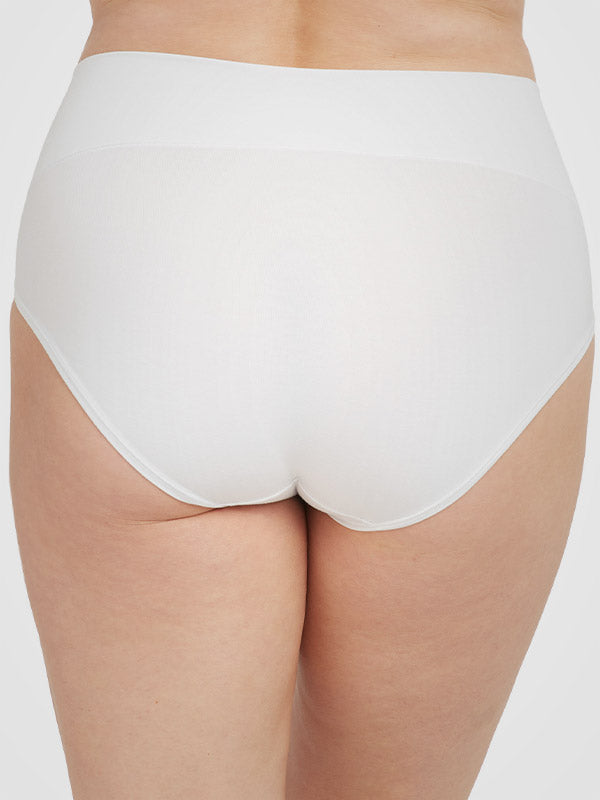 Spanx корректирующие трусики из хлопка и модала "Cotton Comfort White"