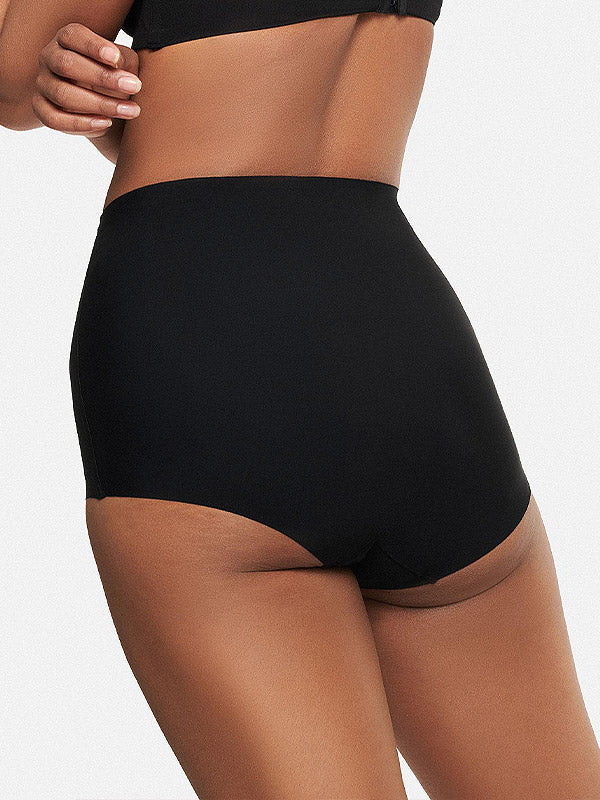 Esotiq High-waisted Panty Plain Black