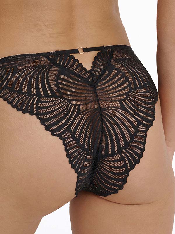 Esotiq Lace Brief Inspire Black - Nude