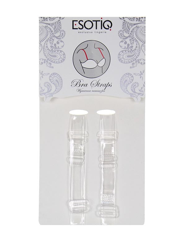 Esotiq Transparent Shoulder Straps Kelly 10mm Clear
