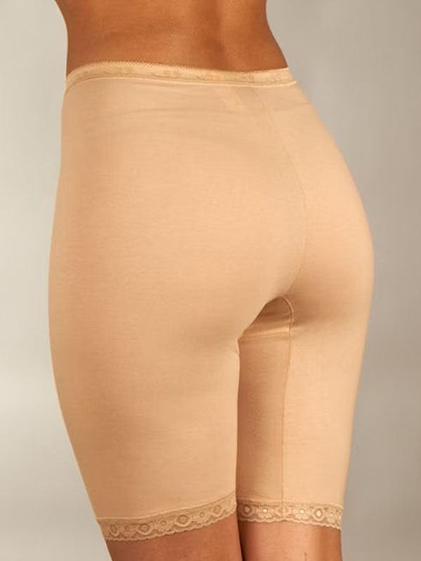 Sloggi хлопковые трусики-шортики "Basic Long Nude"