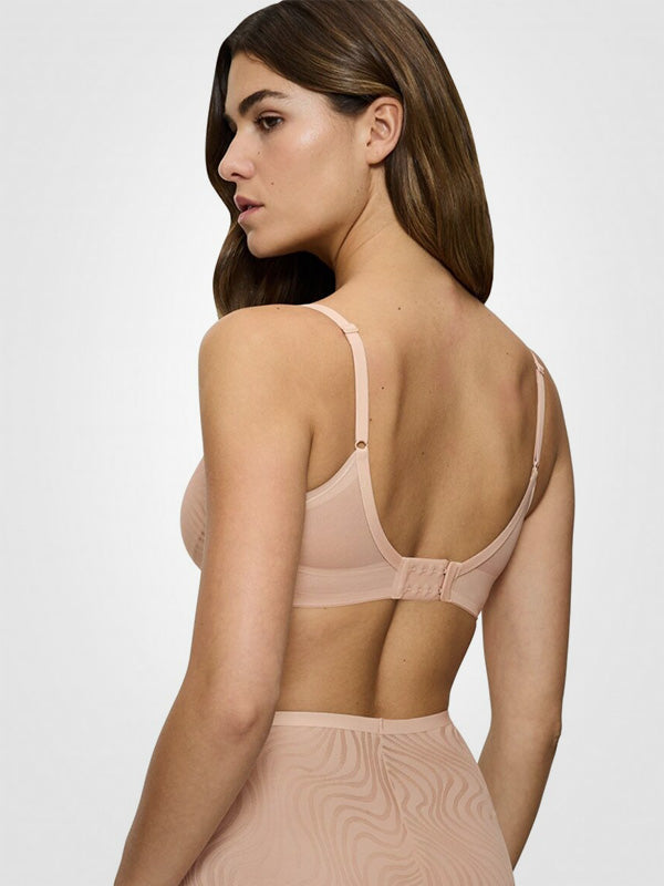 Triumph инновационный бюстгальтер без косточек "Shape Smart Ellipse P Nude"