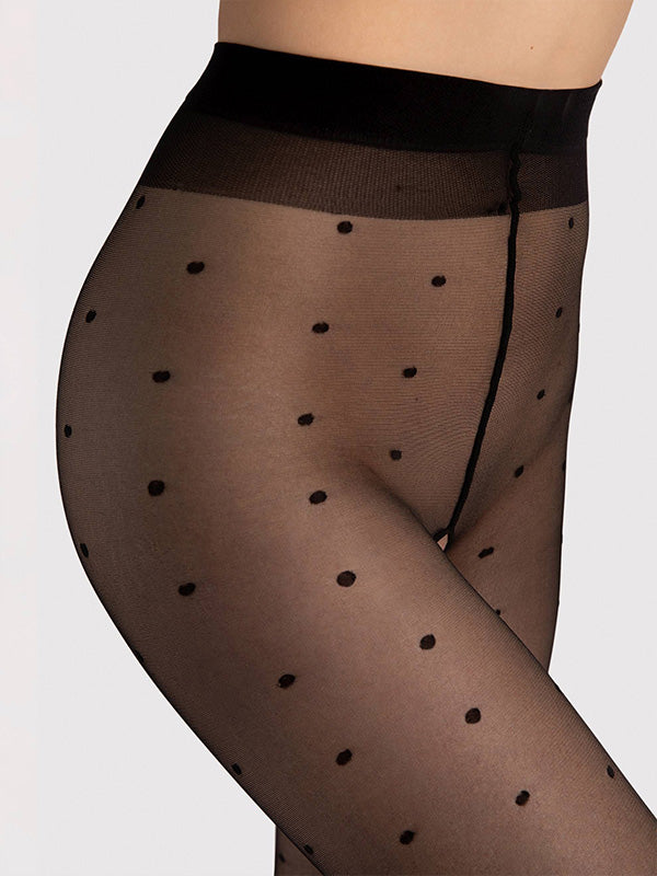 Fiore колготки с разрезом между ног "Bold Dream 20 Den Black"