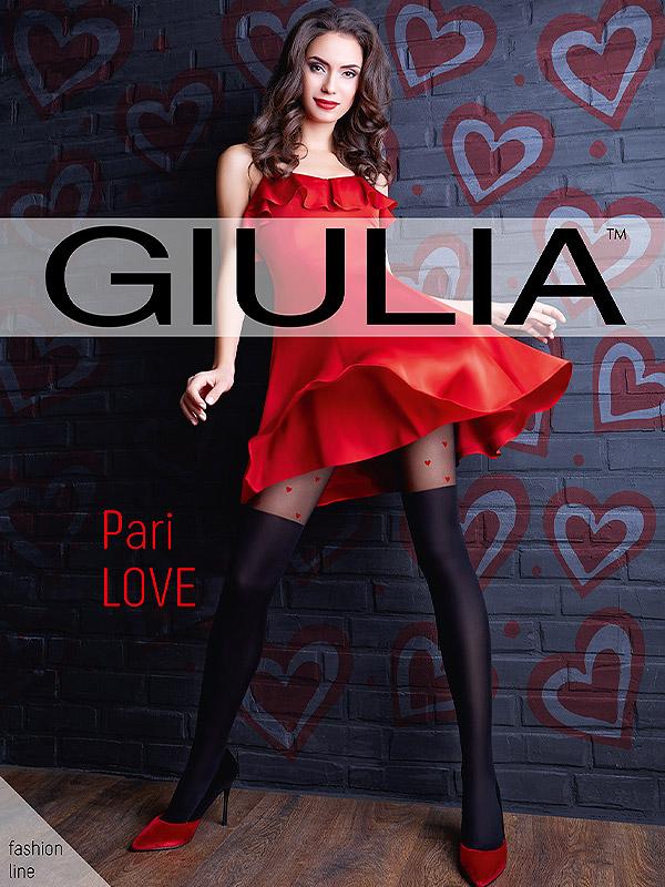 Giulia pėdkelnės su kojinių imitacija "Pari Love 60 Den Nero"