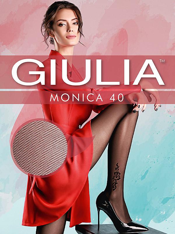 Giulia pėdkelnės su tatuiruote "Monica N.10 40 Den Nero"