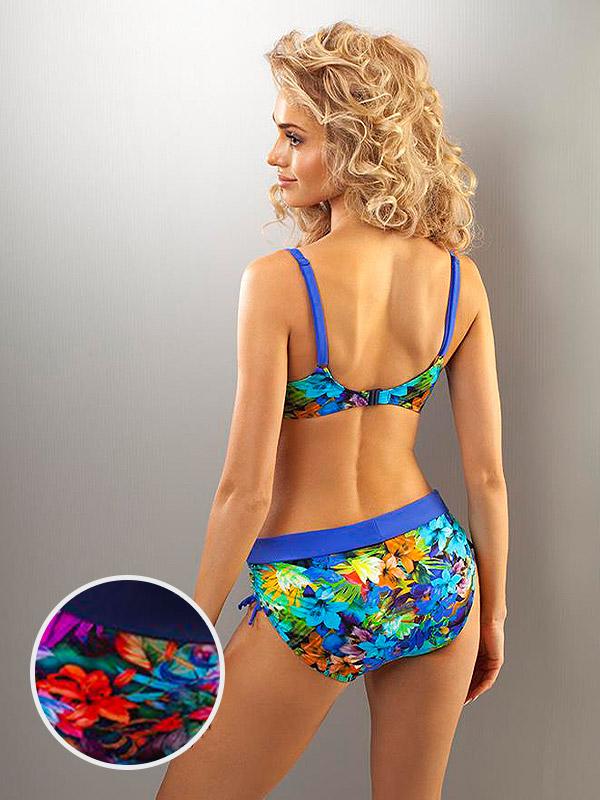 Aquarilla bikini push up maudymosi kostiumėlis "Virginia Navy - Multicolor"