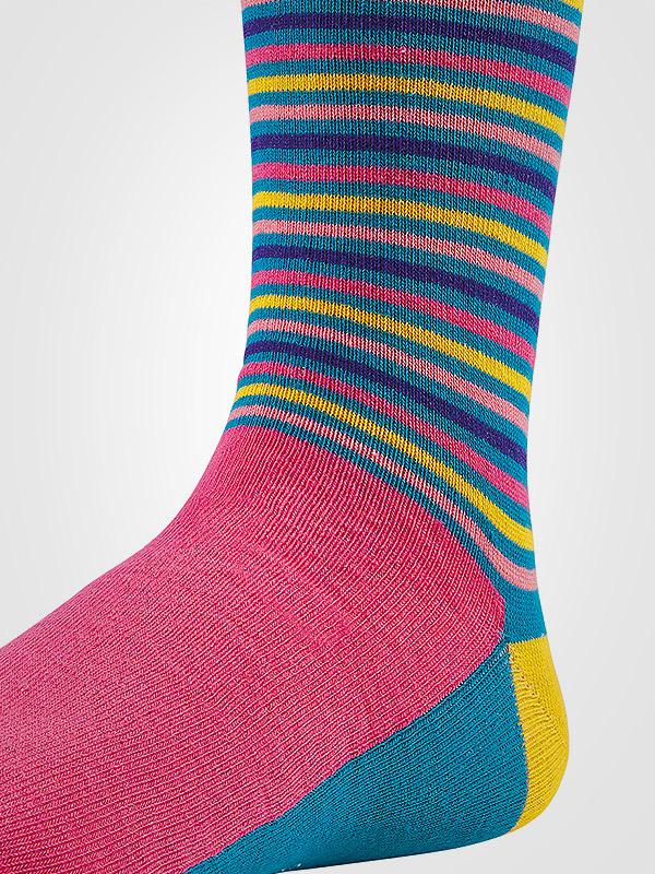 Ysabel Mora spalvotos medvilninės kojinės "Martyna Teel - Multicolor"