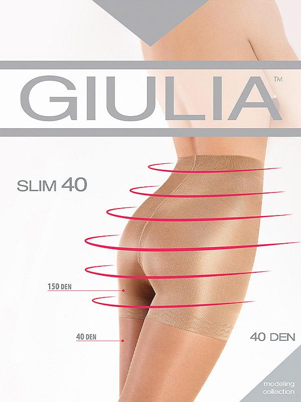 Giulia pėdkelnės su kompresiniais šortukais "Slim 40-150 Den Daino"