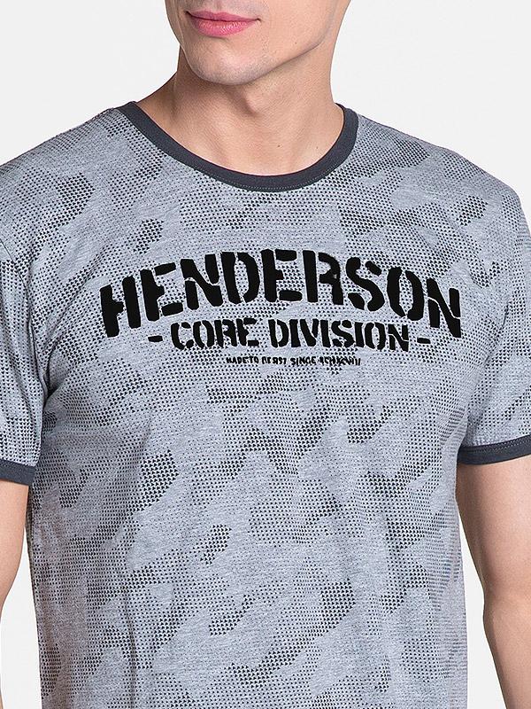 Henderson medvilninė vyriška pižama "Load Grey - Graphite"