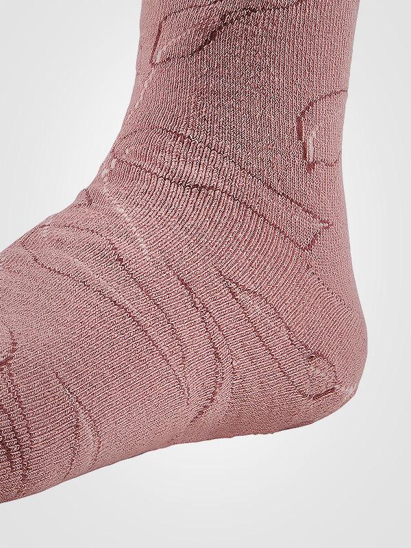 Ysabel Mora medvilninės termo kojinės "Zina Dusty Pink"