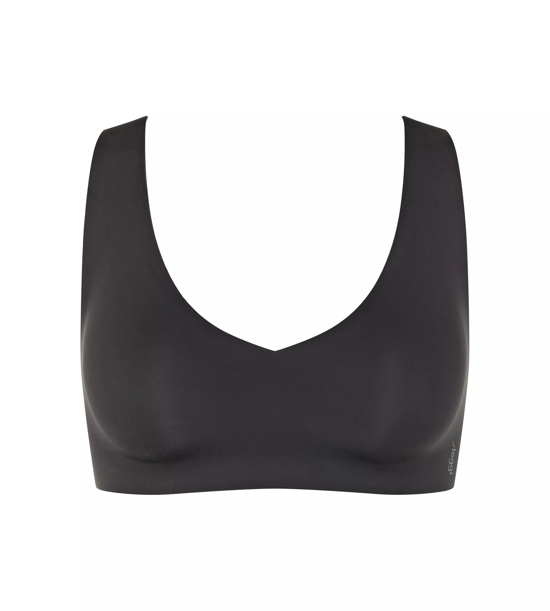 Sloggi мягкий бескаркасный бюстгальтер с лазерной обработкой "Zero Feel 2.0 Bralette Black"
