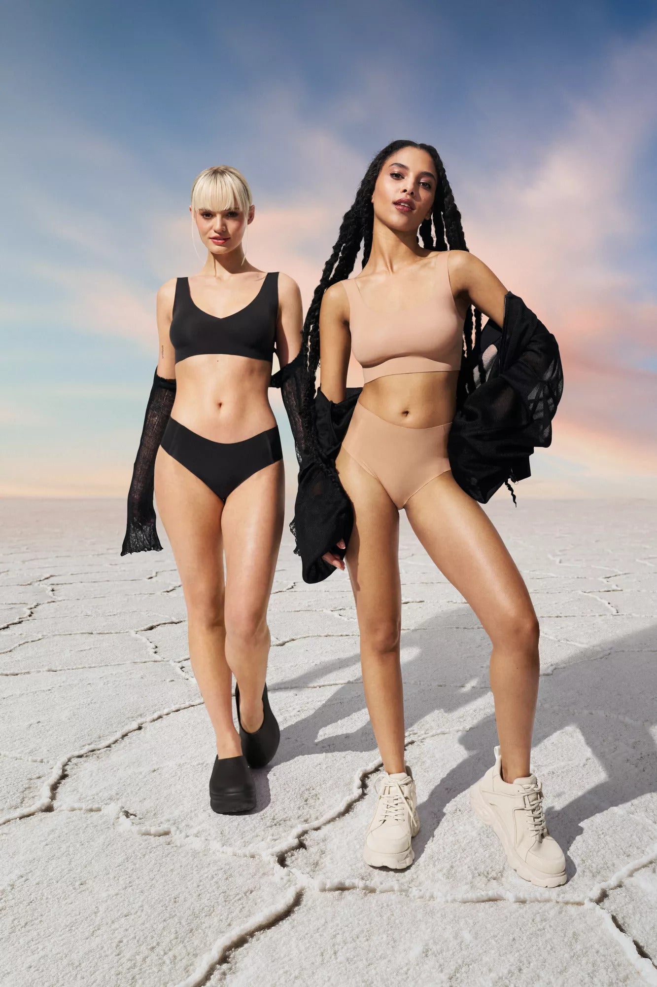 Sloggi мягкий бескаркасный бюстгальтер с лазерной обработкой "Zero Feel 2.0 Bralette Black"