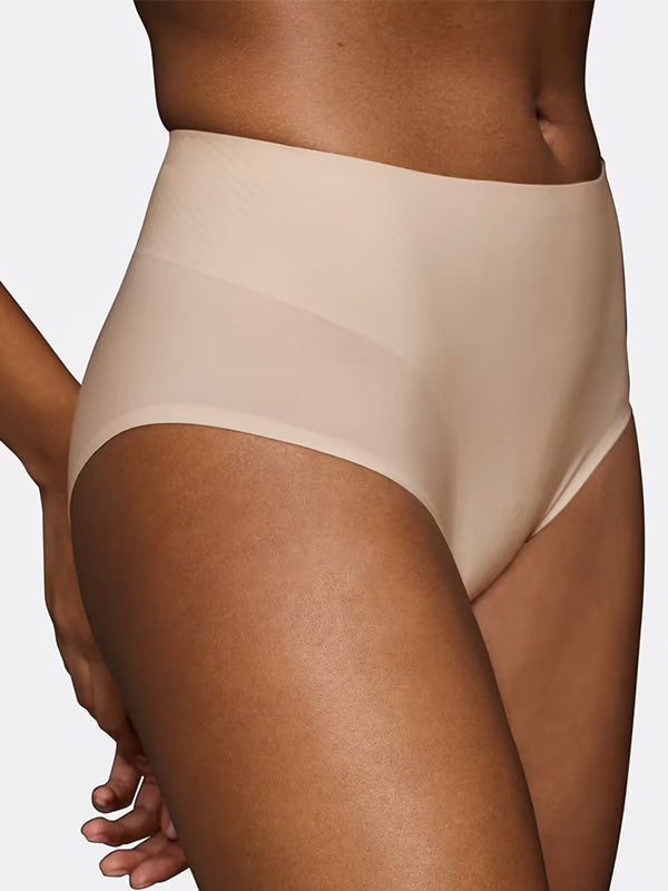Triumph koreguojančios aukšto juosmens kelnaitės "BMU Illusion Curve Maxi Nude"