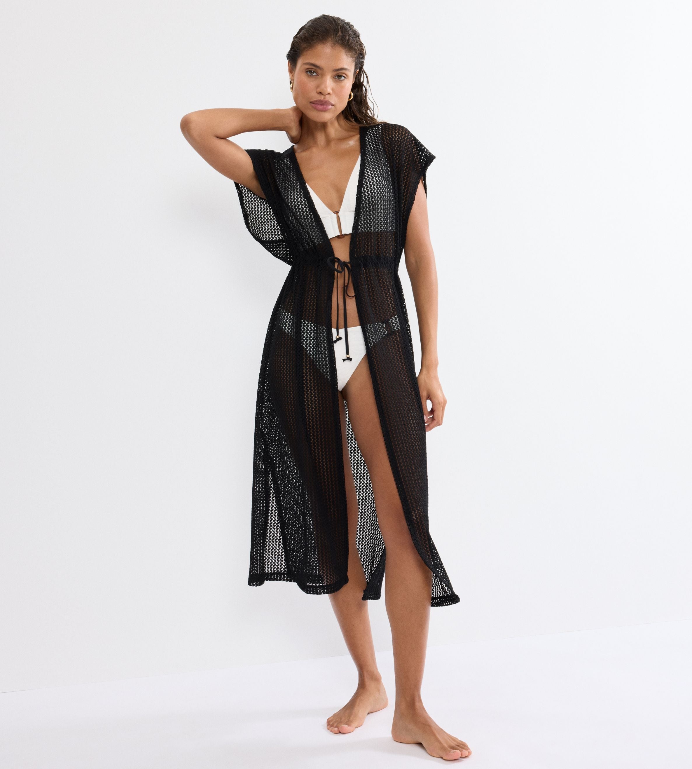 lengvas paplūdimio kimono