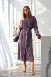 L&L ilgas chalatas "Celeste Long Amethyst"