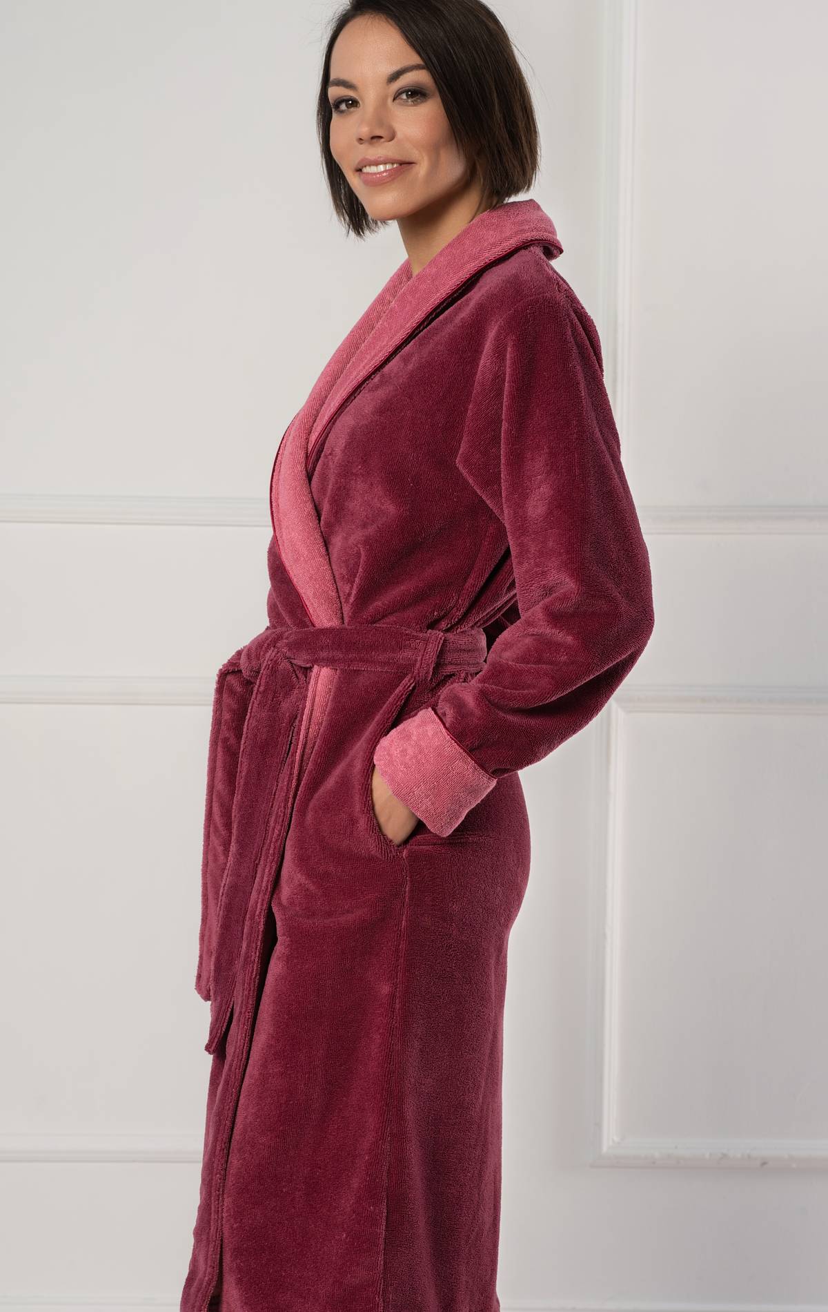 bambuko pluošto chalatas