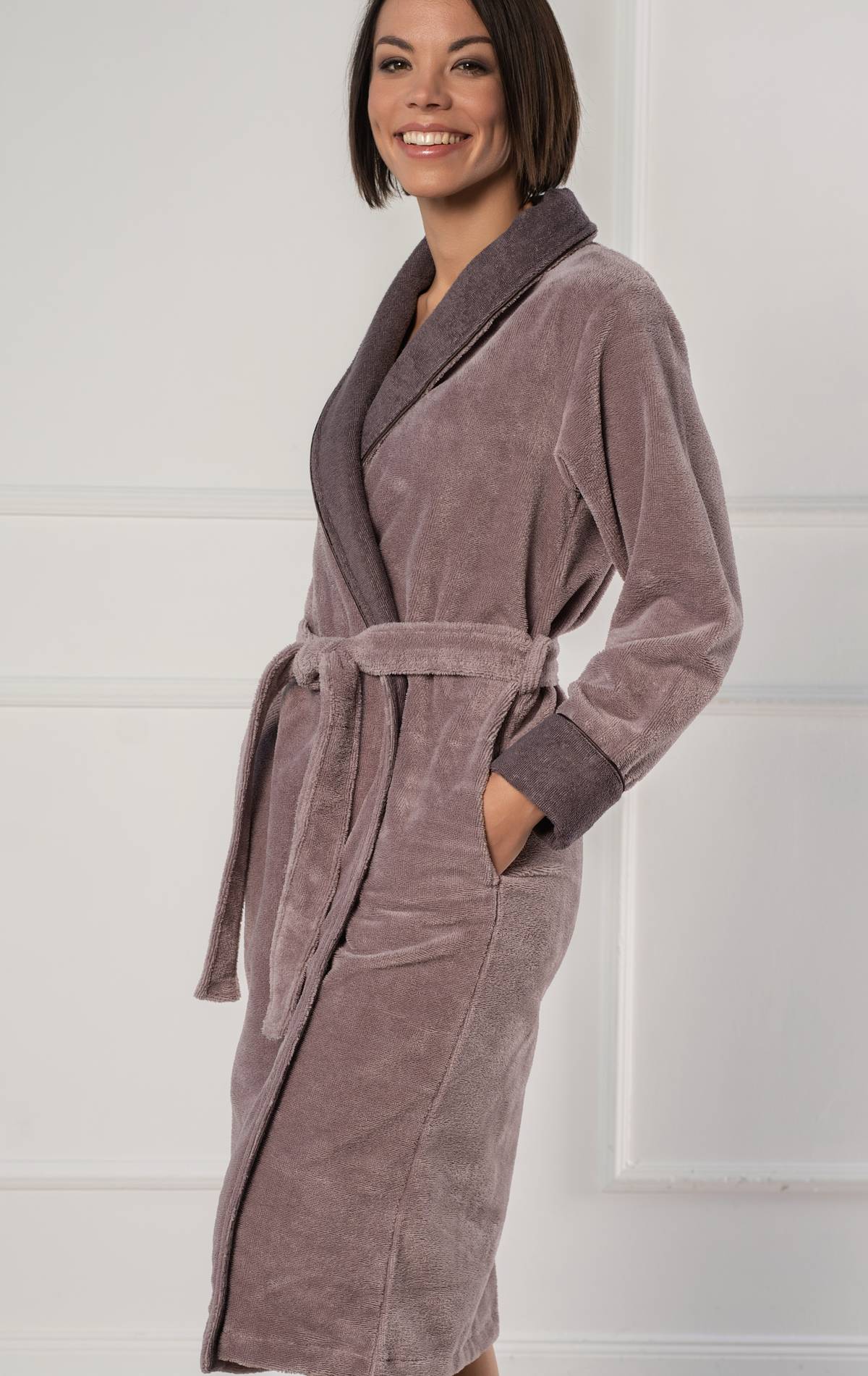warm bathrobe