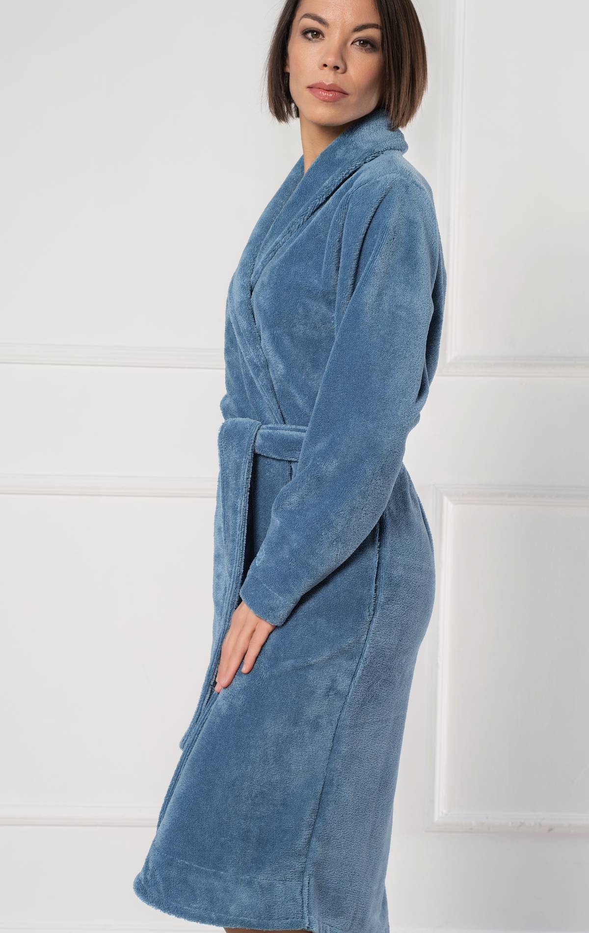 velour robe for women