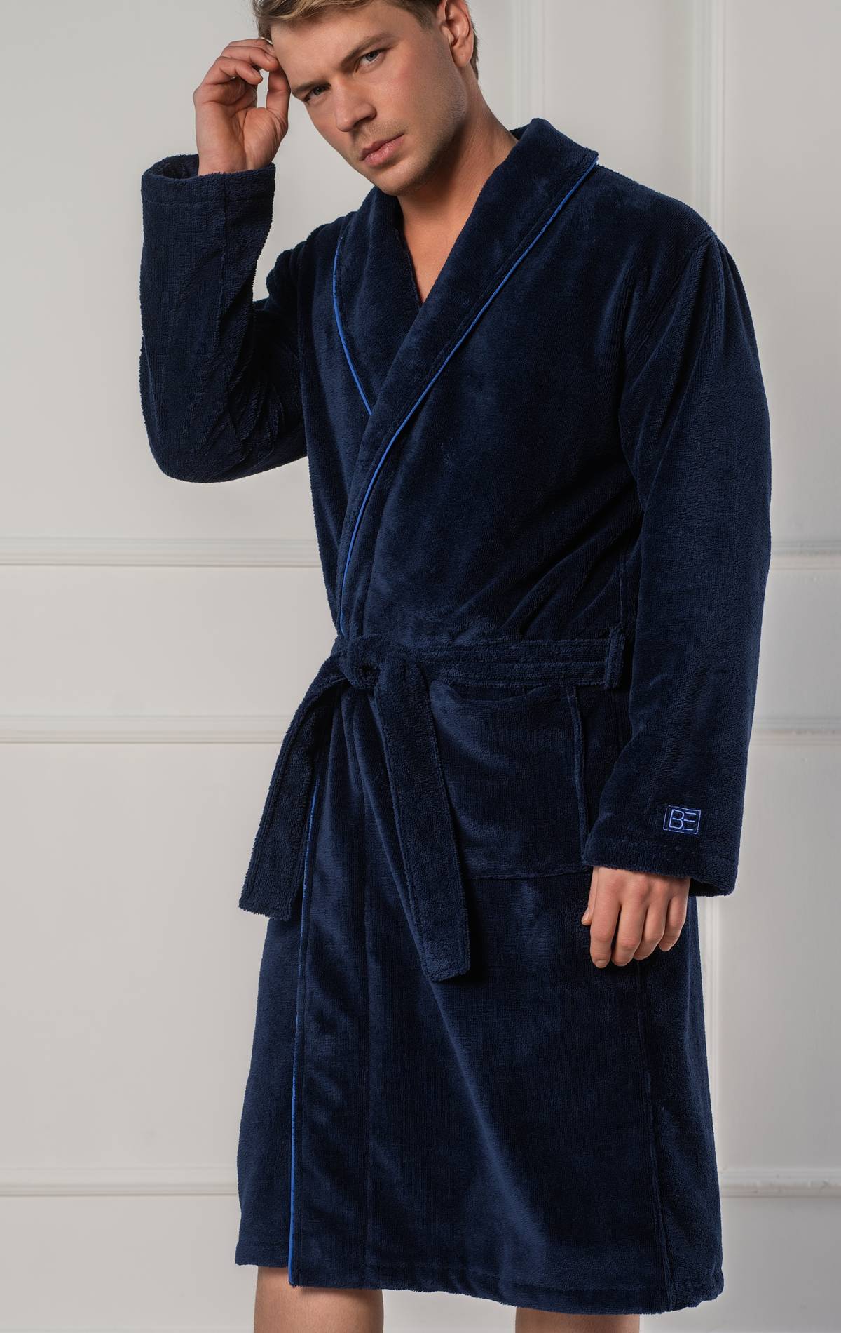 warm men’s bathrobe