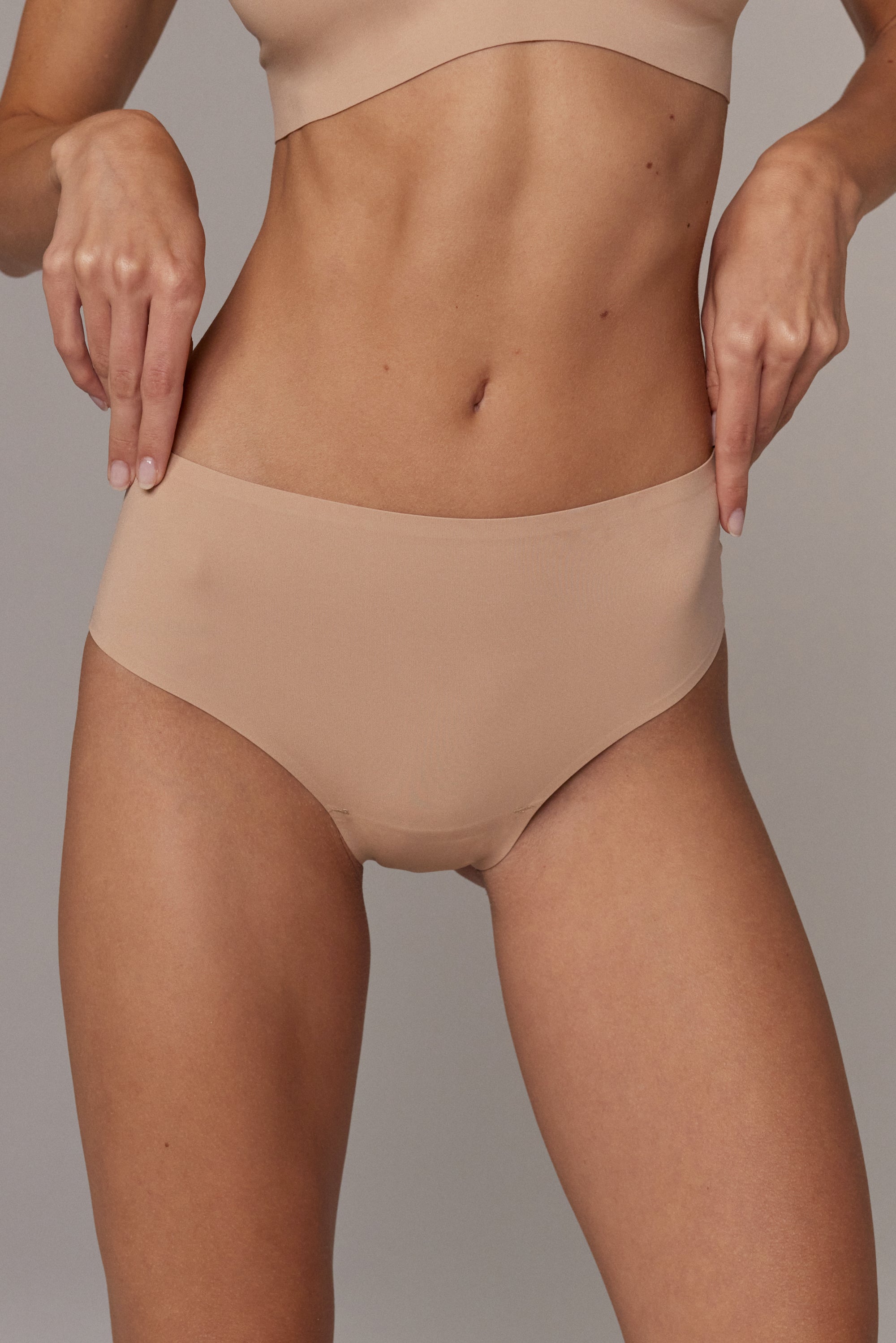 Aruelle Seamless Brazilian Cut Panties Avani Tan