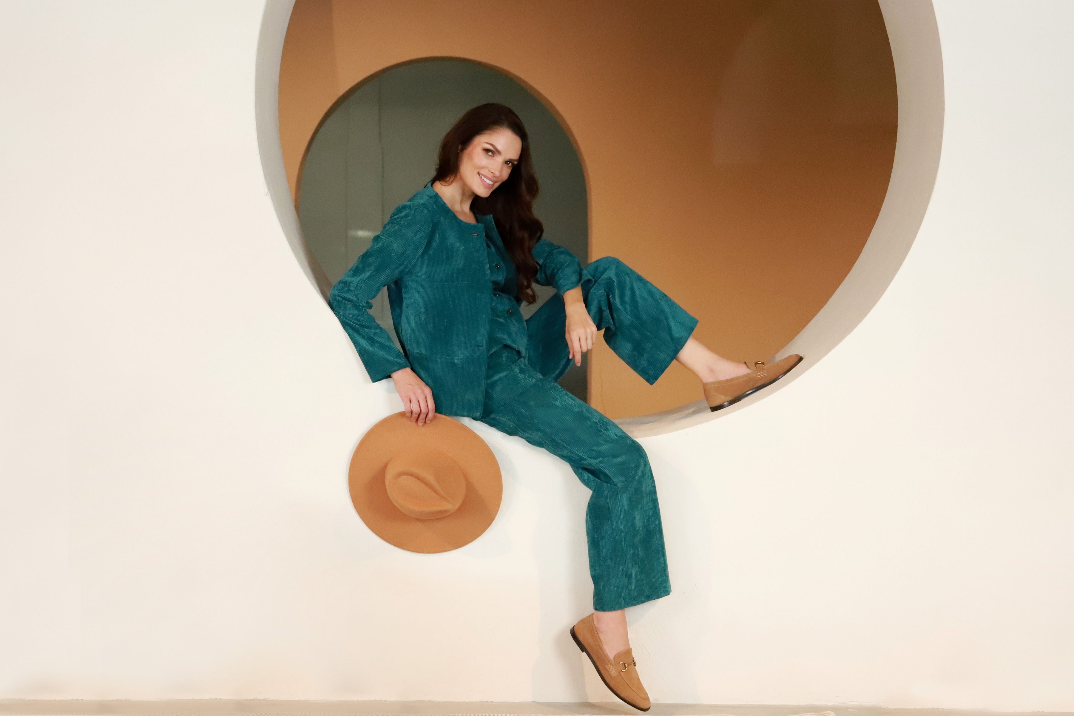 Lega velvetinė liemenė "Siena Turquoise Velvet"