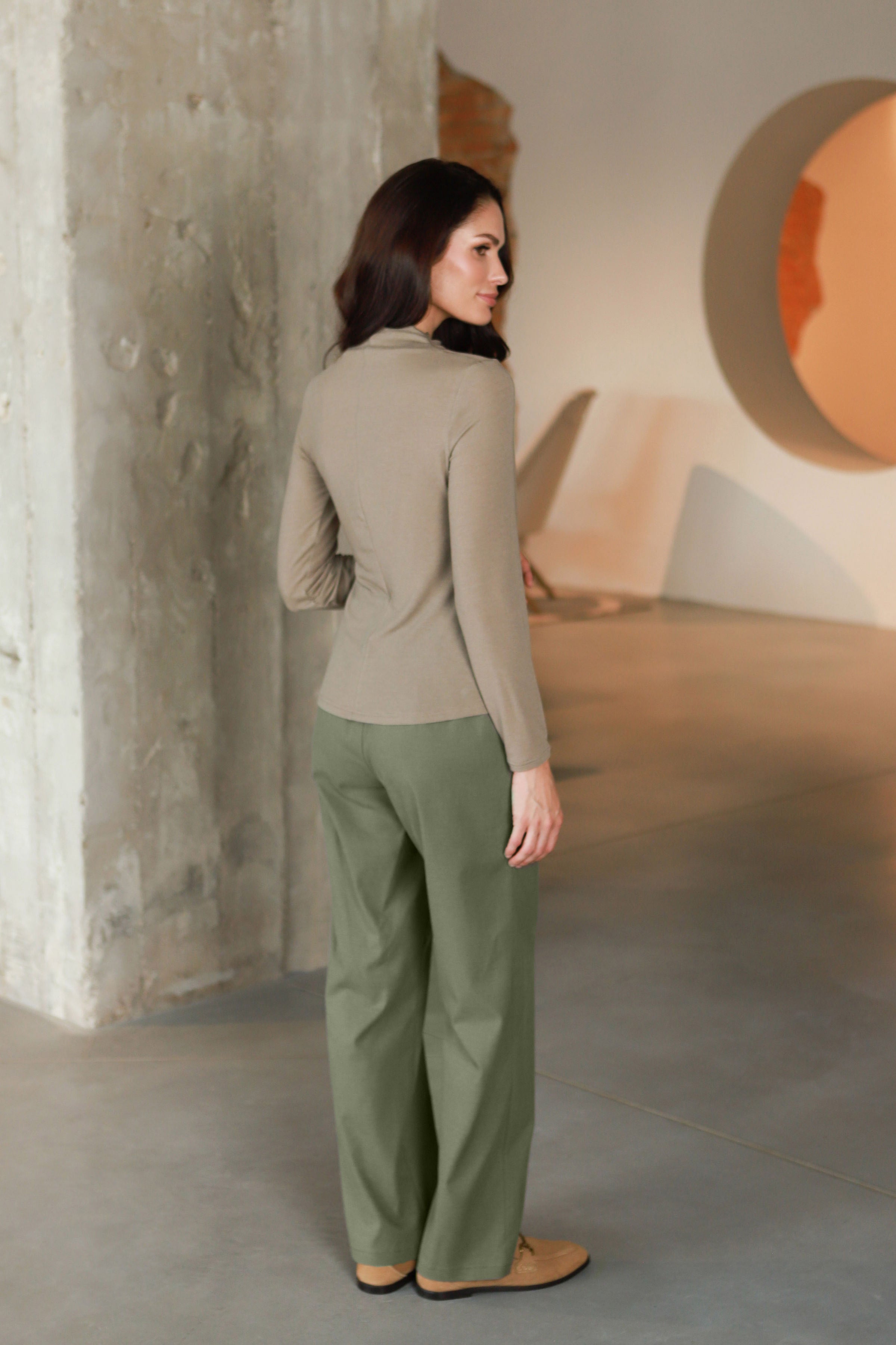 Lega kelnės "Hannah Olive Grey"
