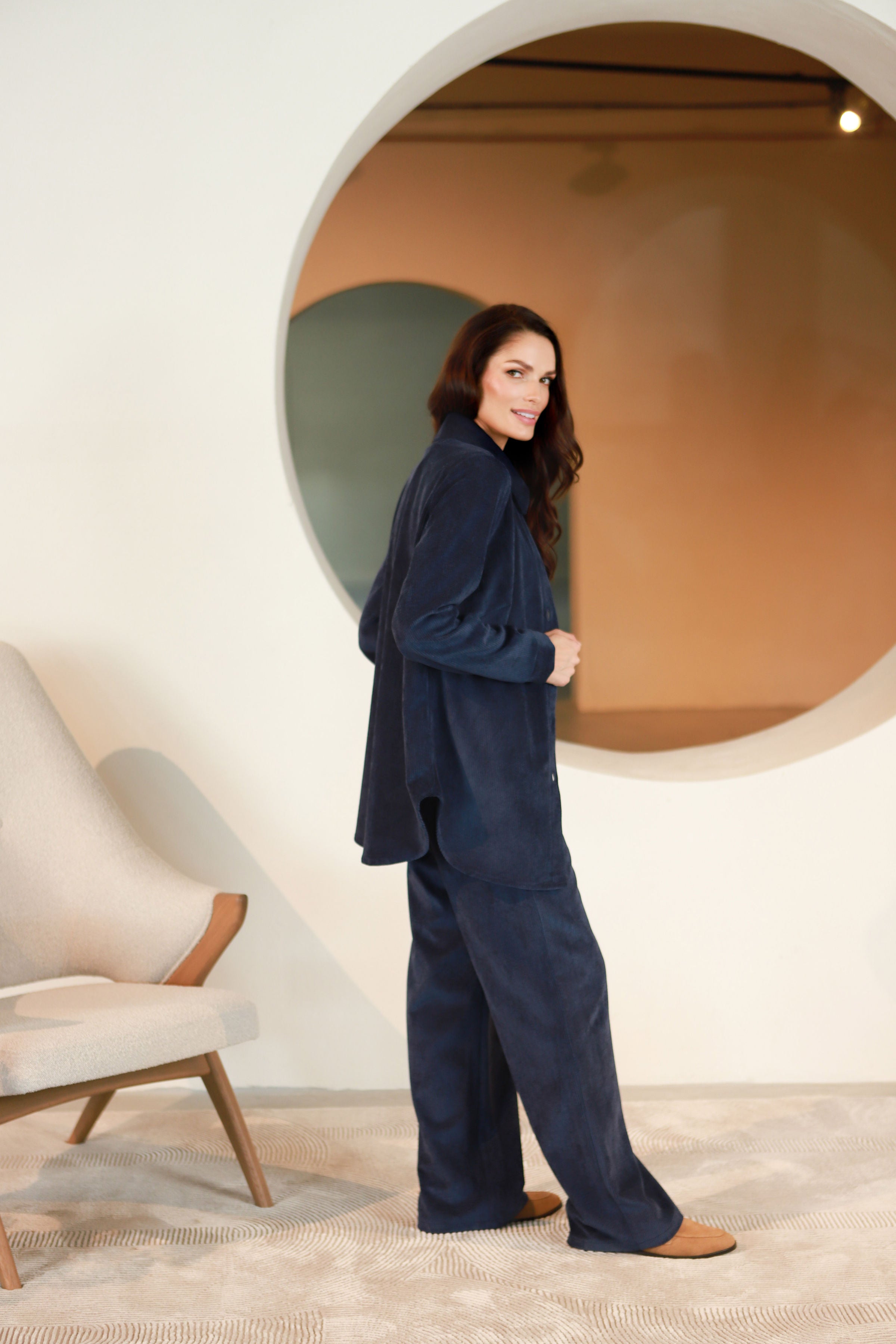 Lega velvetinė liemenė "Siena Navy Velvet"