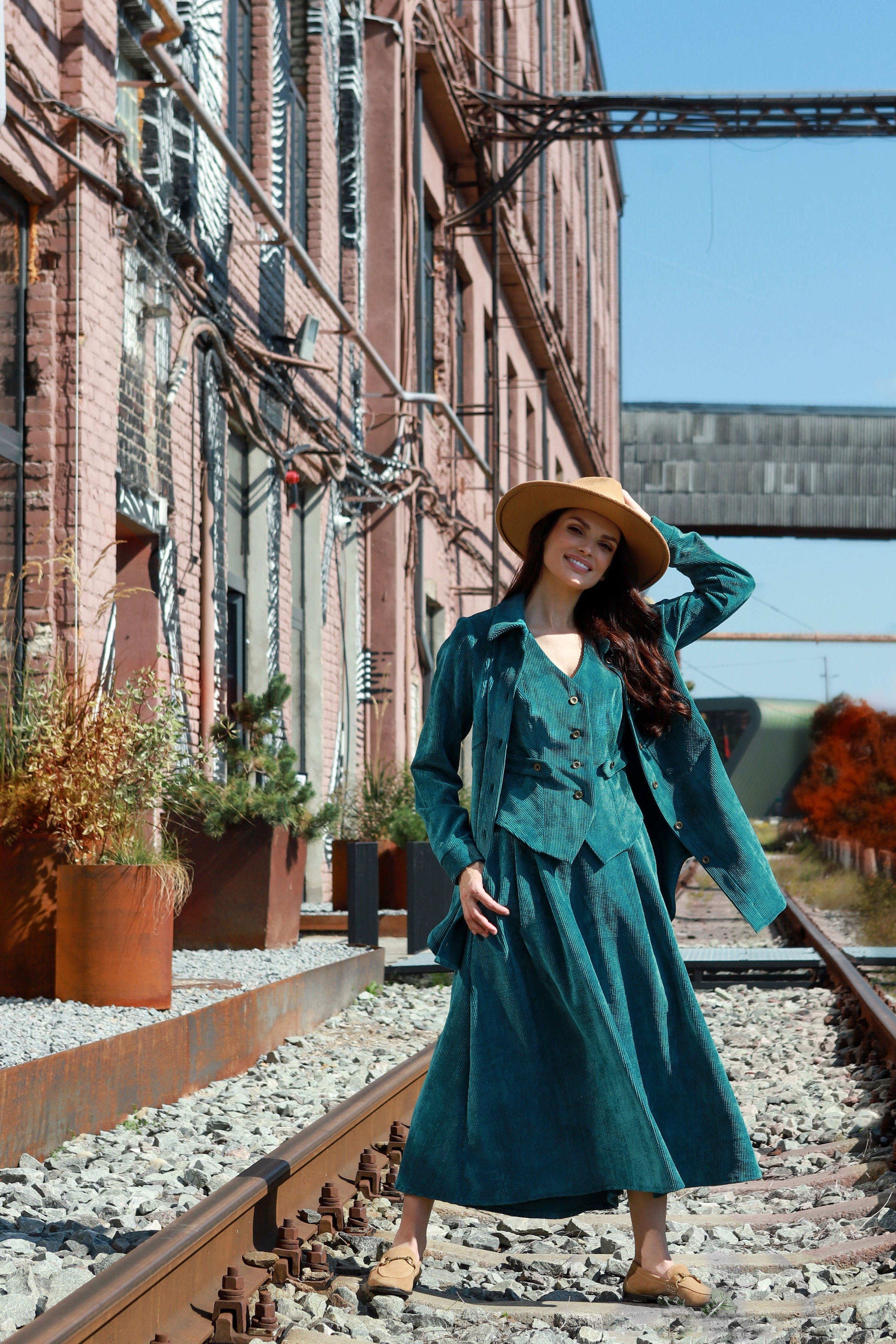 Lega velvetinė liemenė "Siena Turquoise Velvet"