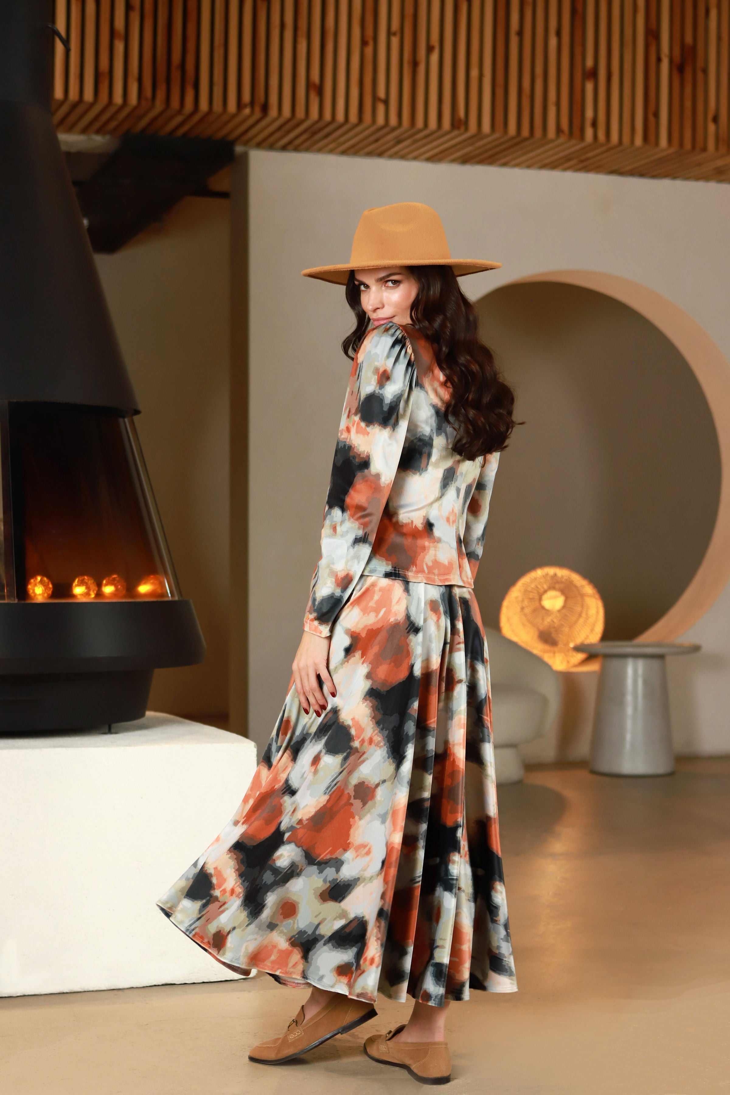 Lega veliūrinė palaidinė "Olivia Multicolor Velour"