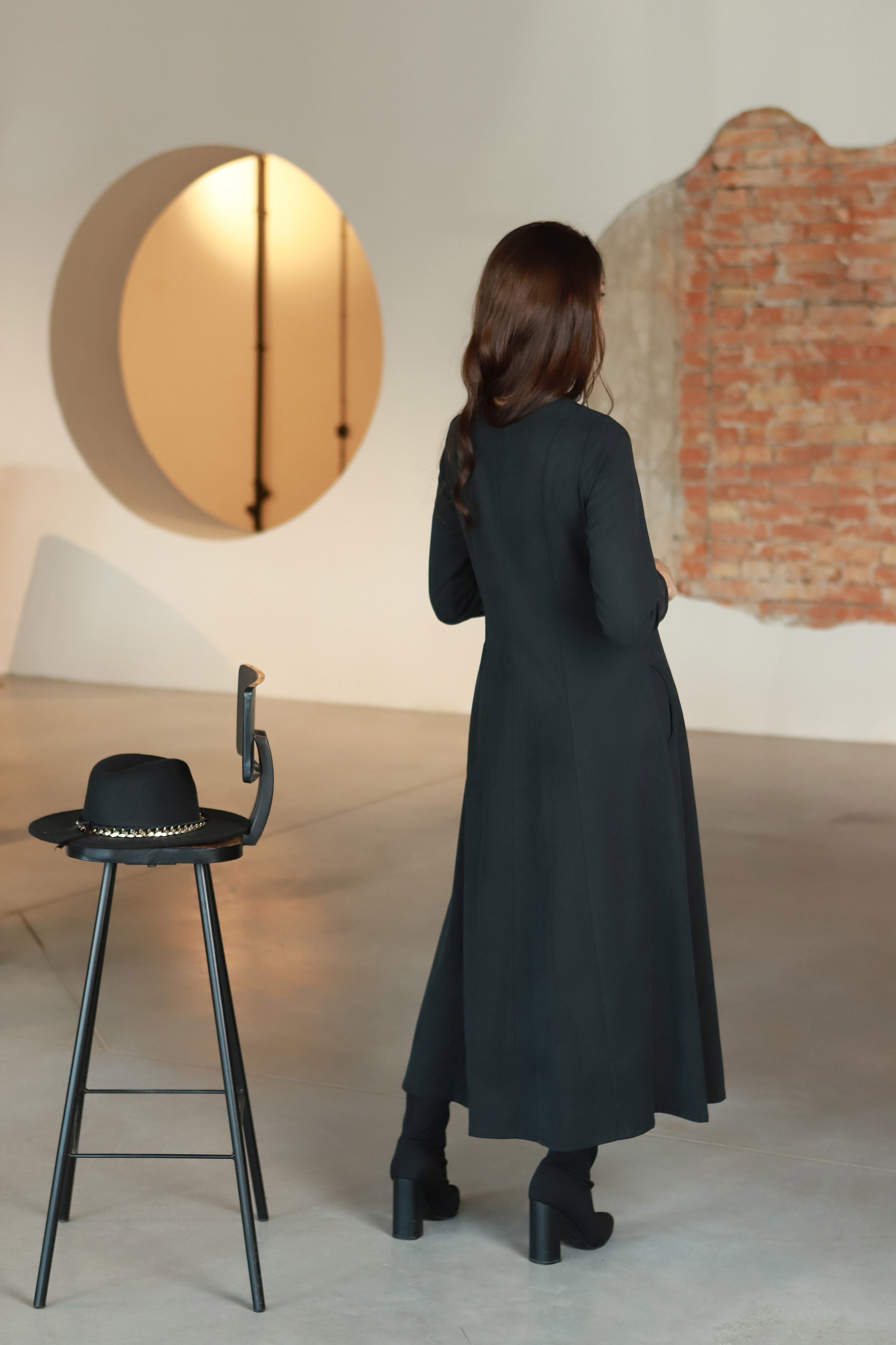 Lega įliemenuota suknelė "Ruber Graphite Black"