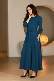 Lega ilga viskozinė suknelė "Liza Ocean"